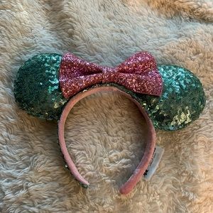 Disney Parks Minnie Ears Mint & Pink